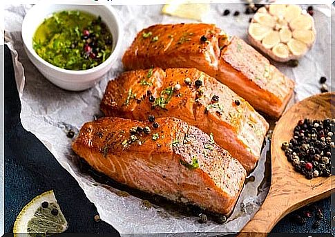 Salmon included in simple fish recipes