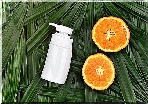 Oranges used in the preparation of a natural night cream