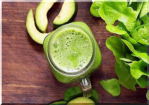 Muscle toning with green smoothies