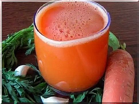 Carrot juice that controls anxiety