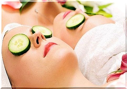 And cucumber is useful to remove dark circles