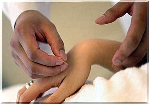 The point ling gu in your palm