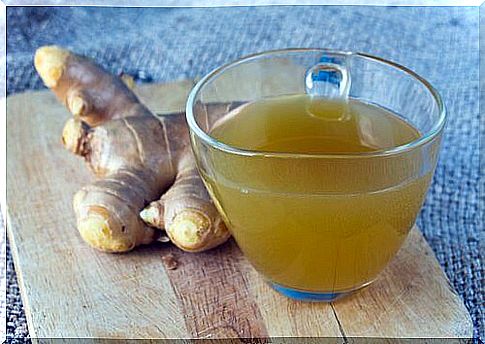 Ginger and aloe vera tea