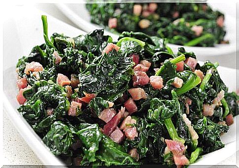 Tasty recipes with spinach and ham