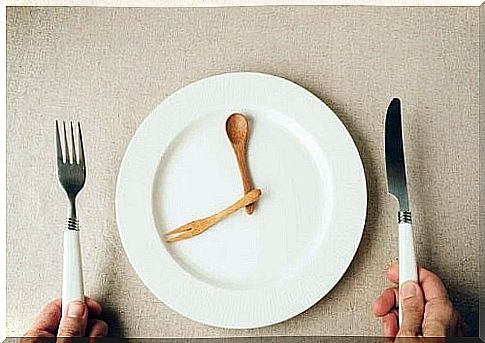 Illustration suggesting intermittent fasting